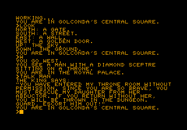 Lords of Karma game screenshot for Commodore PET